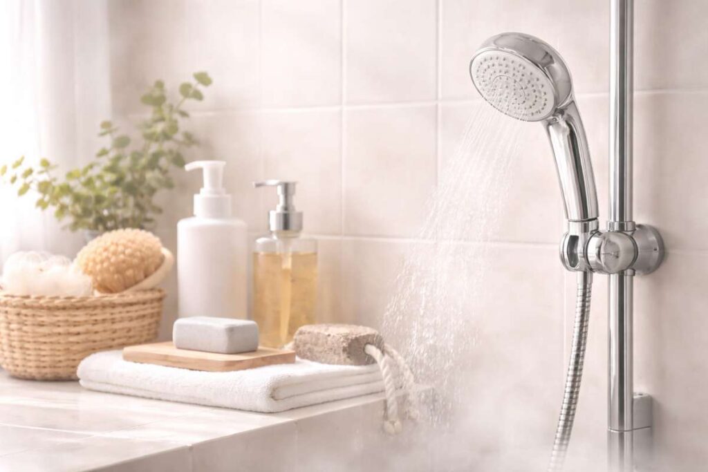 お風呂でクレンジング