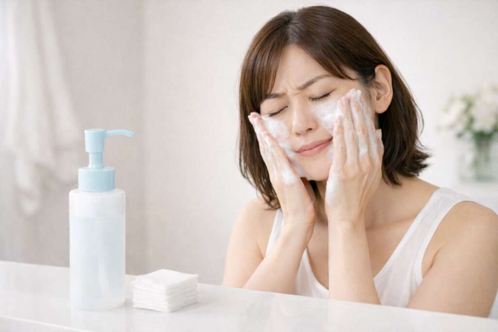 クレンジングでヒリヒリする