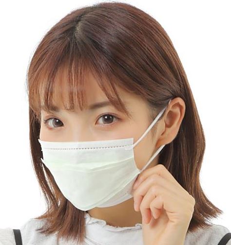 におケアプレマママスク着用イメージ